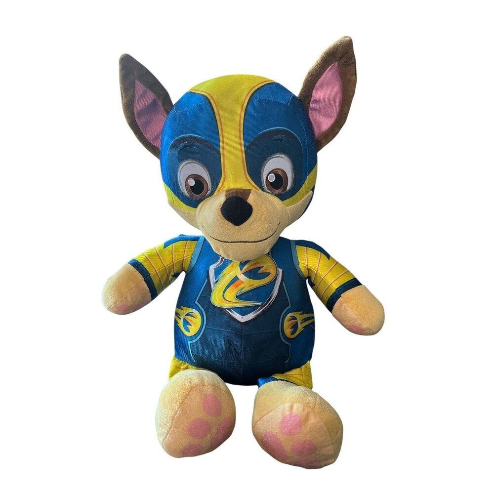 PAW Patrol 24" Mighty Pups Jumbo Chase Plush Mission Cruiser
